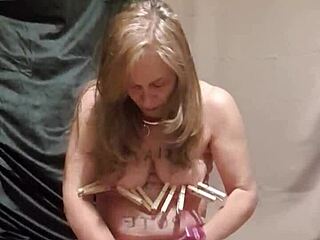 French Housewife Slave Tries Vibrators In Intense BDSM Assfucking