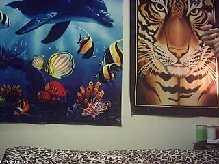 Behind the scenes, skinny Italian model feels the hardcore pound machine for the first time.