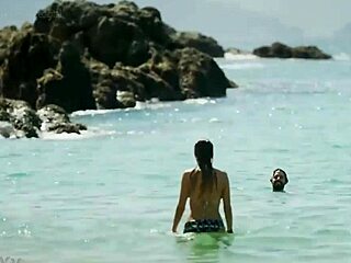 Regina Blandón Shows Her Tits And Nipples In Bikini For Como Novio De Pueblo 2019