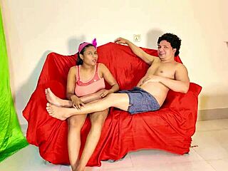 Why does this desi couple suck and fuck romantically?