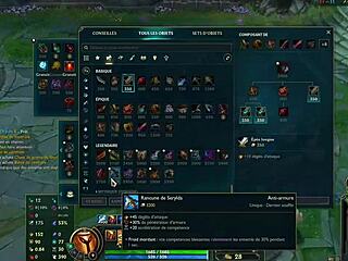 Pantheon deepthroats Gromp outdoors with natural tits in Gold 1 match.