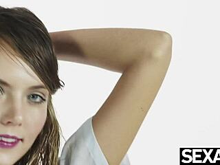 Watch this flawless model hit multiple intense orgasms