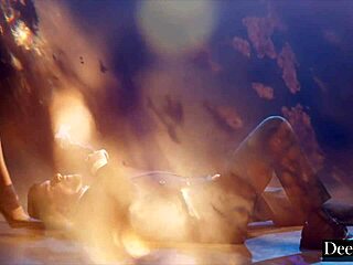 tiny hottie rides his cock all night.