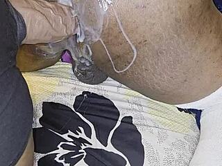 Abw Rips Clothes And Fucks Husband's Asshole In Pov