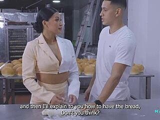 Baker Fills My Ass with Cum - Mariana Martix & Max Betancur Scene