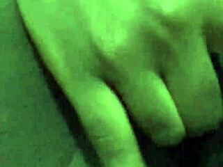 The black whore masturbates her wet pussy solo