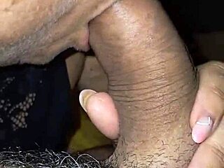 my lover teresa jerks me, i lick her hairy pussy, cum on foot