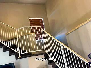 Stacxxxs brings back the pizza boy for Raven Belle's big natural tits adventure