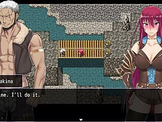 fallen makina tied, uses pussy for bardo's facial