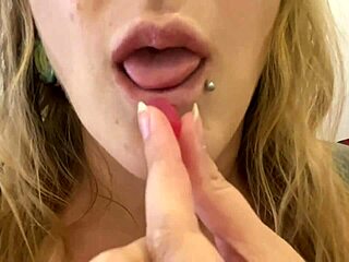 Curvy Milf Swallows Gummy Bears In Fetish