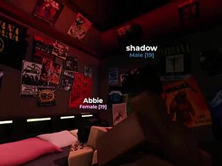 Roblox slut gets fucked and filled with cum in intense session