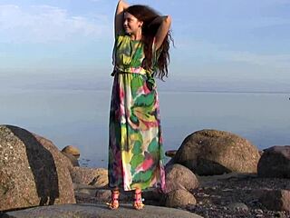 Norma A Enjoys Sensual Masturbation In Baltic Evening!