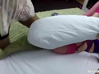 Lily Cade Bends Over for Rough Lesbo Fuck