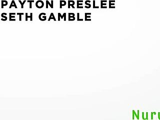 Hot Brunette Masseuse Riding Massive Dick During Nuru Massage - Seth Gamble Payton Preslee