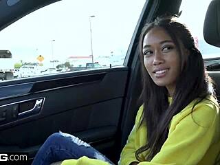 Petite asian teen aria skye gets her tight pussy pounded in group scene