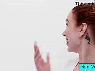 Two busty girls give nuru massage to client in shower - ryan driller madison morgan maya farrell