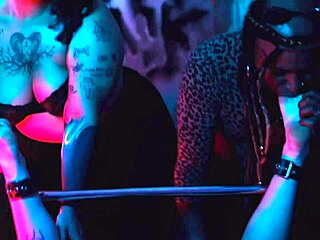 bound foot fetish with deepthroat gagging and toe licking