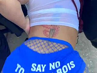 Spreading ass and pussy in shorts?