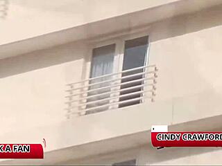 Cindy Crawford Licks Tight Pussy Before Monster Cock Fucking and Cum Swapping