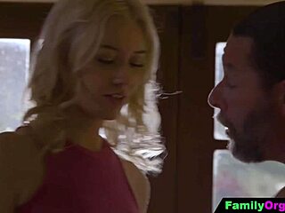 Raunchy Step Daughter Tempts Stepdad in Bedroom