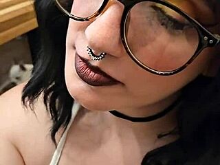 He Fucked My Face Intensely And Came All Over My Glasses