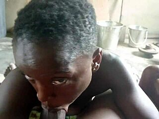 Stranger sucks ghetto boy's cock while smoking in the hood.