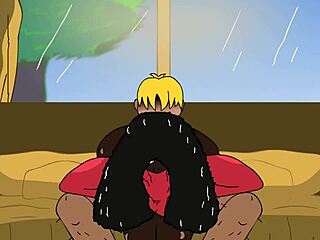 Reverse cowgirl gets wild and messy in sexy hentai action!