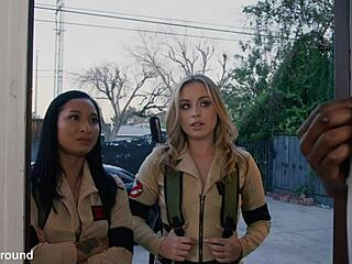 ghostbuster chanel camryn begs for big black cock - ghostbusters porn cosplay parody