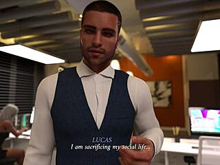 Office Slut GETS CUMSHOT After BLOWJOB!