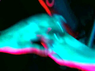 bound foot fetish with deepthroat gagging and toe licking