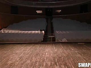 aubry and sona swap and fuck in raunchy teen orgy