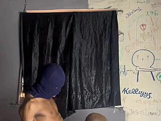 Ebony with huge curved dick assfucks amateur in intense anal session.