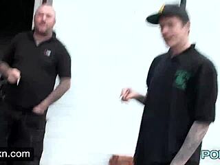 Horny Skinny Brunette Leyla Flashes In Public With Small Tits And Shaved Pussy!