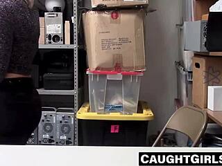 alice nicole gets cum in mouth for stealing