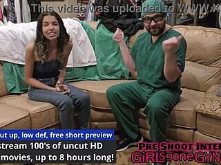 Doctor tampa sounds aria nicole's urethra in close up