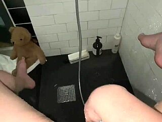 Arab Elite Girl Masturbates Tight Pussy In Shower!