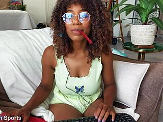 Jenna gets horny in solo scene, watch full at zzfull.com/g