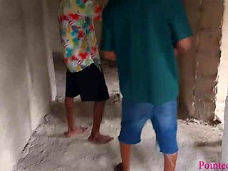 Two Big Cocks Pamper Wife in Backyard