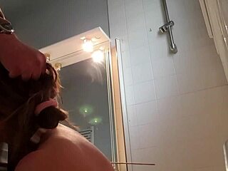 Esclave F Dressage À La Badine With Slaps And Blowjob