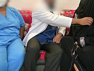 doctor satisfies dick with nurse and muslim patient