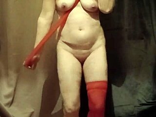 Milf Teases Bent Over in Public