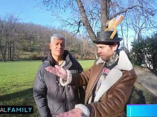 easter bunny sluts katy and mia get cunts stuffed in taboo egg hunt