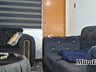 horny bbw mara exotic squirts in solo masturbation!