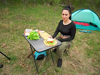 hungry stranger provides his dick in exchange for a sandwich - pov