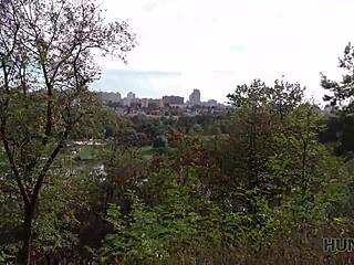 Young Coquettes Desire Anal Sex For Money In Outdoor Hunt