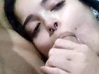 Submissive wife Debora Prado gives sloppy blowjob every night before bed!