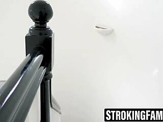 he caught her changing those massive milf breasts then fucked her aged pussy