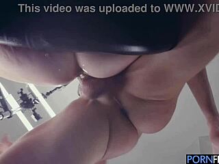 Mom slut kat marie with massive tits gets destroyed by huge thick cock