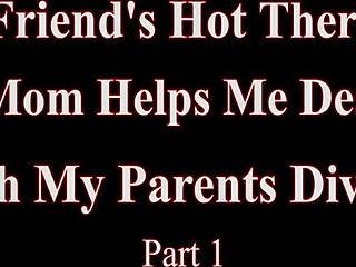 my friend's hot therapist mom crystal clark helps with divorce