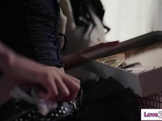 busty milf craving lesbian pussy licking to escape